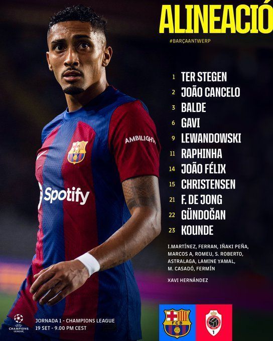 FC Barcelona vs Antwerp