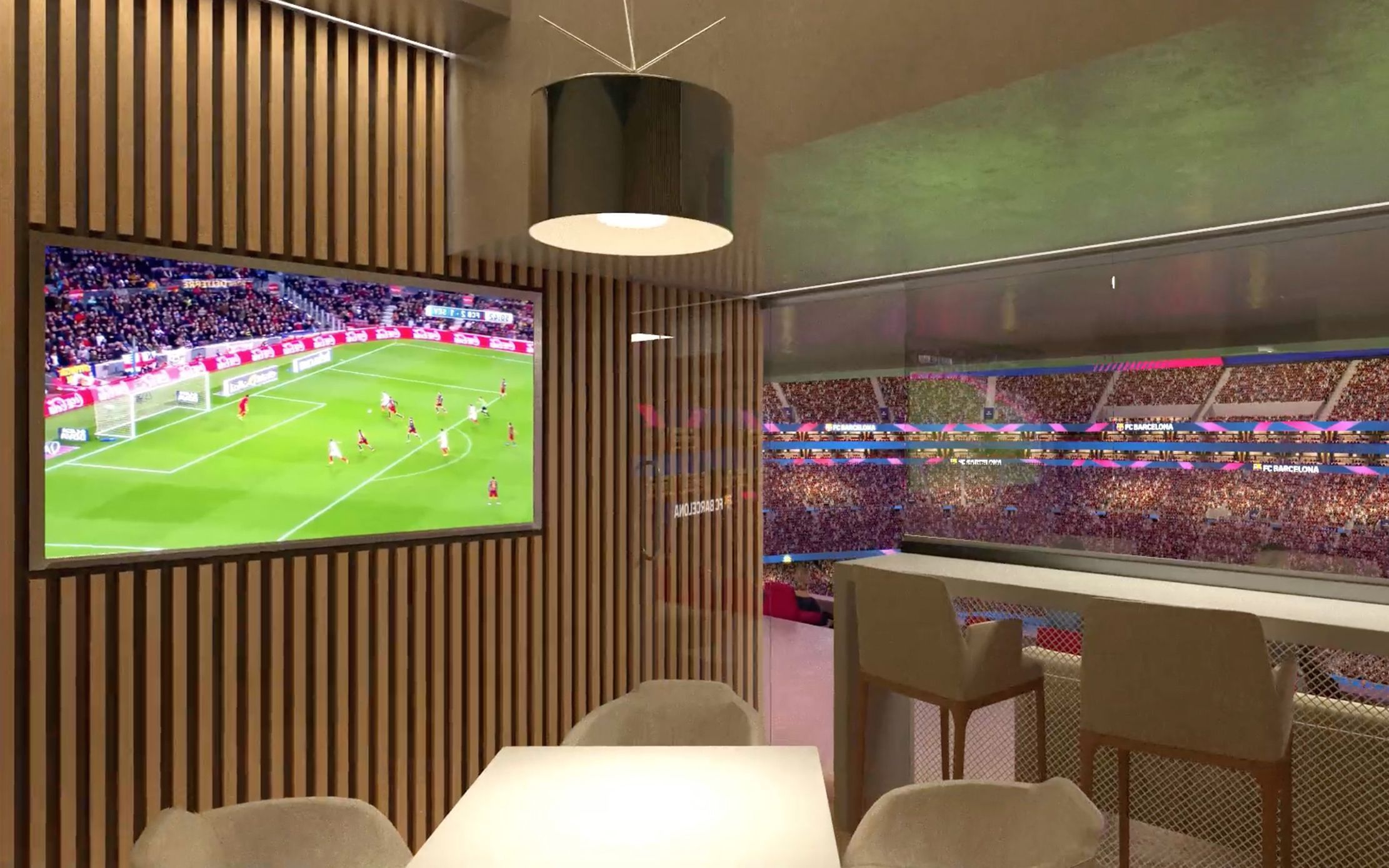 Zona VIP del futuro Camp Nou, centro del conflicto contable del Barça