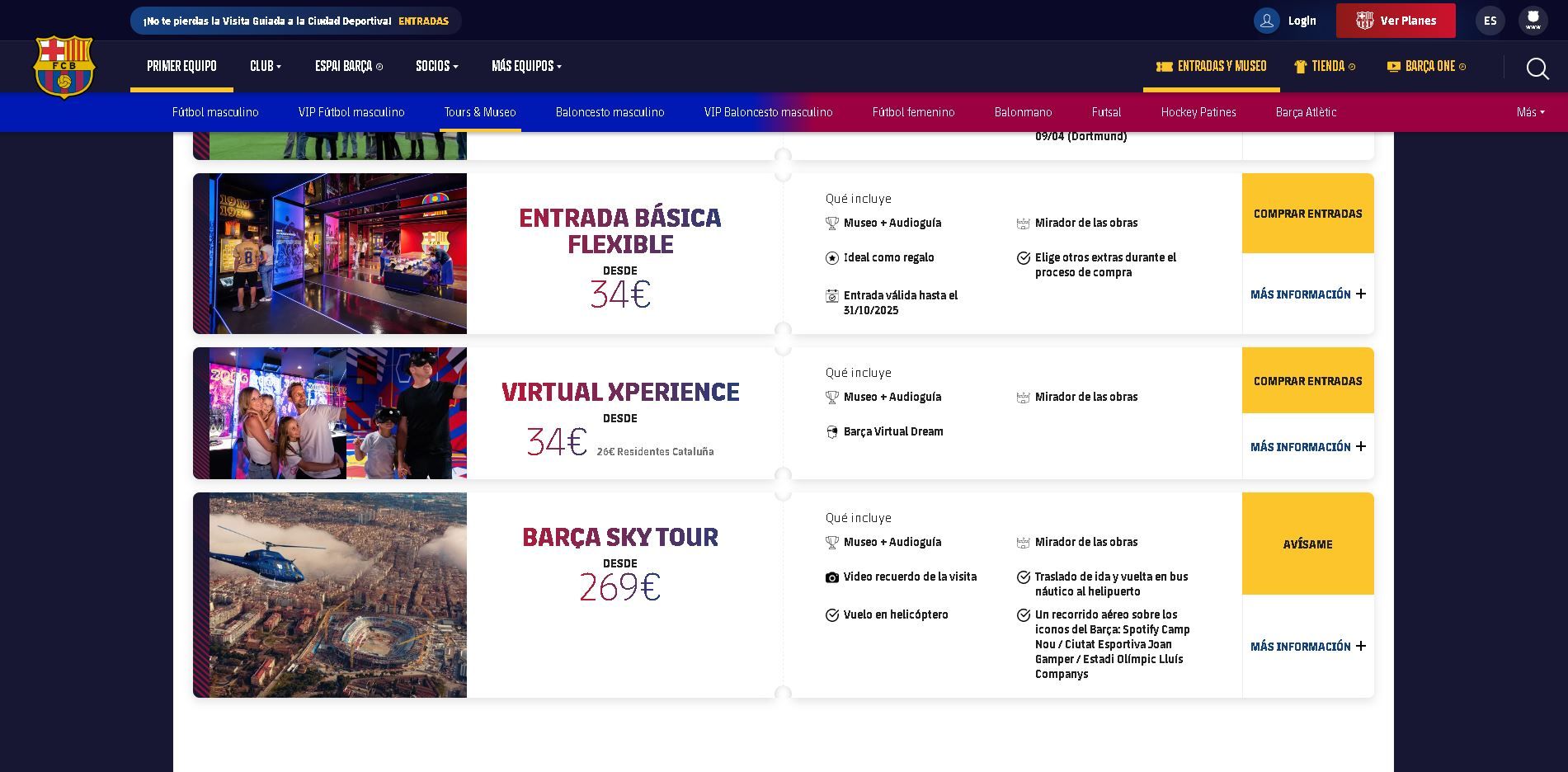 El FC Barcelona lanza tours en helicóptero para visitar el Spotify Camp Nou