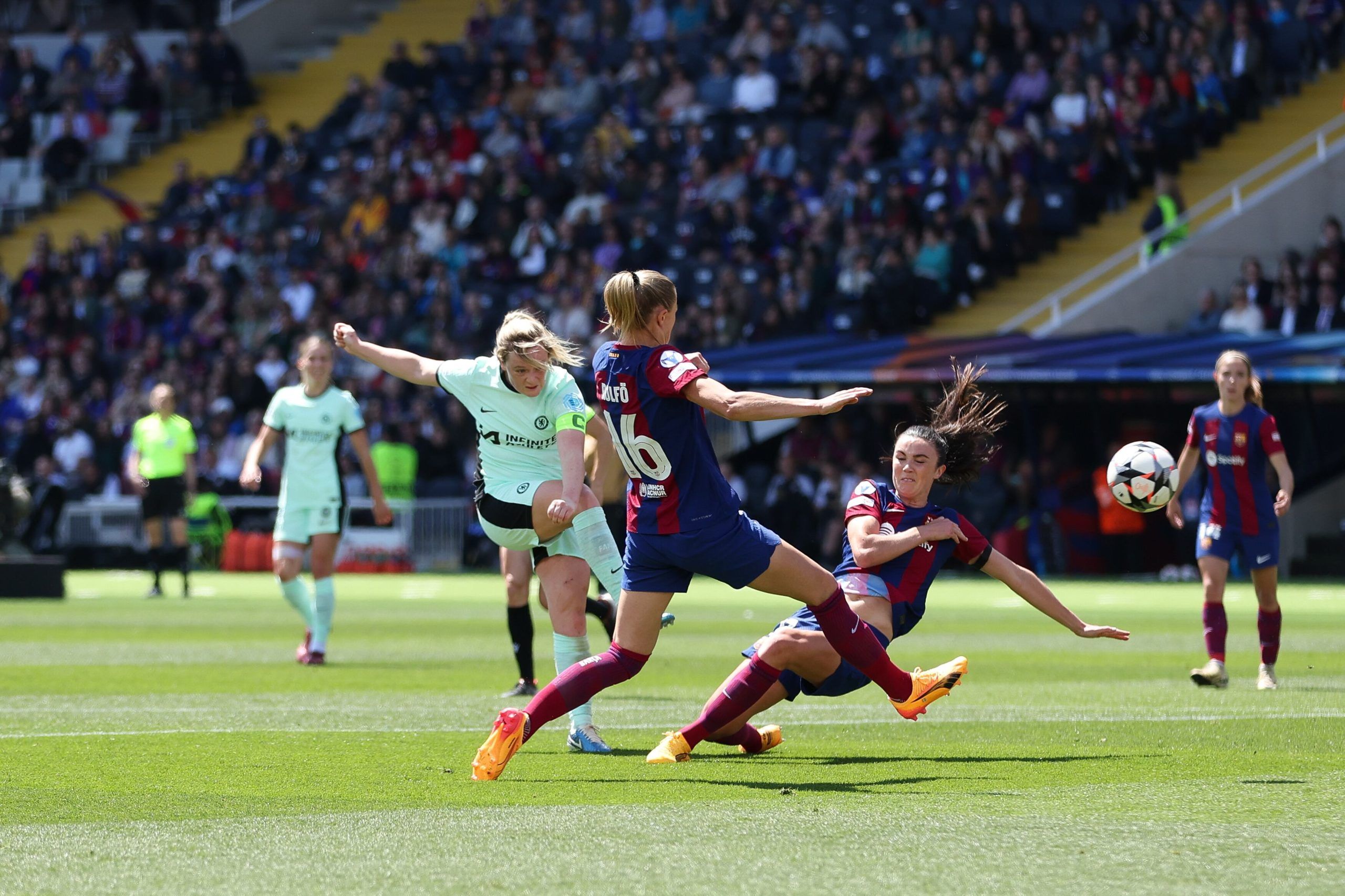El Johan Cruyff acogerá la ida del Barça - Chelsea femenino