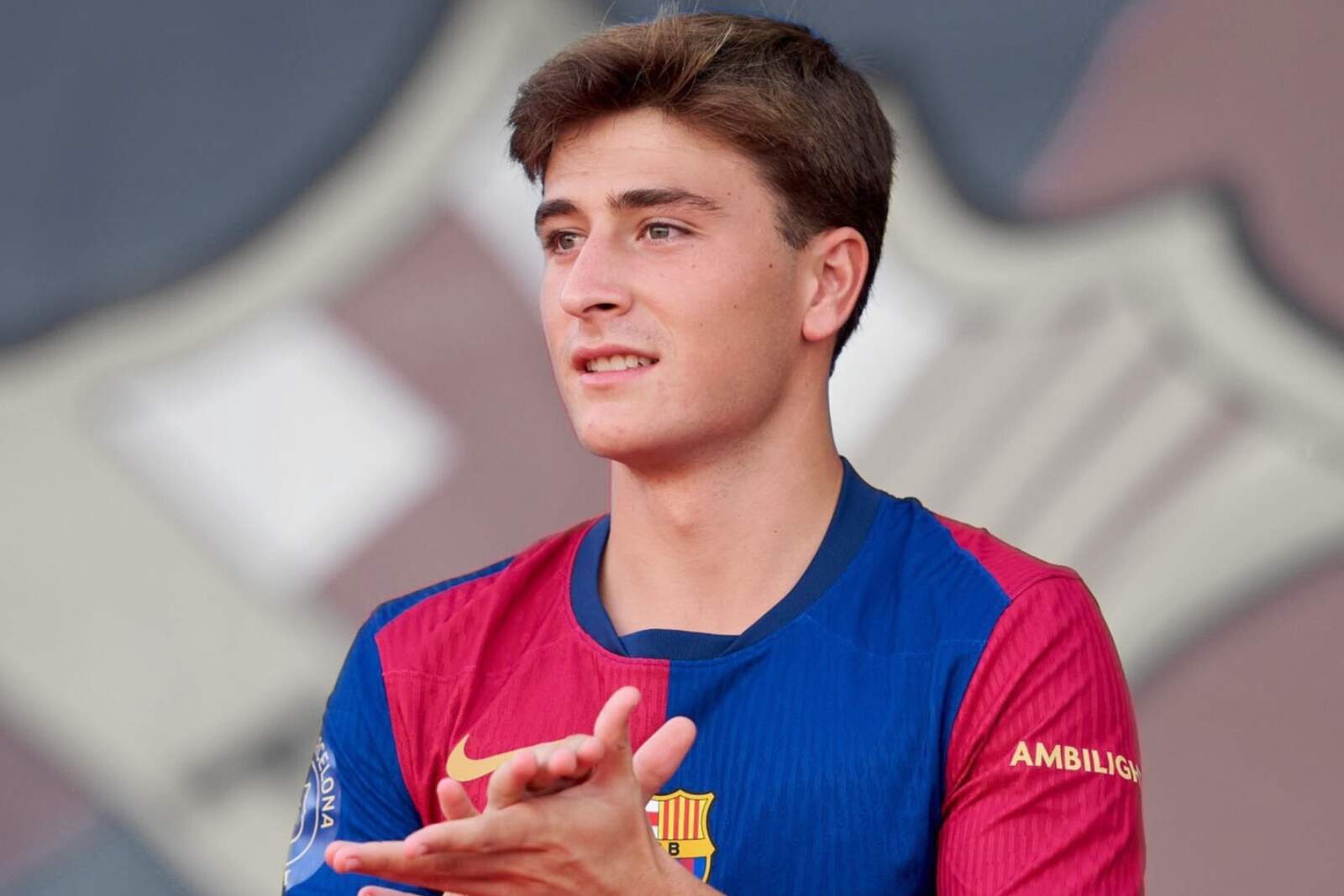 Pablo Torre entrenando con el FC Barcelona, a la espera de su futuro