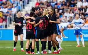 victoria del barça femeni contra el costa adeje tenerife liga-f