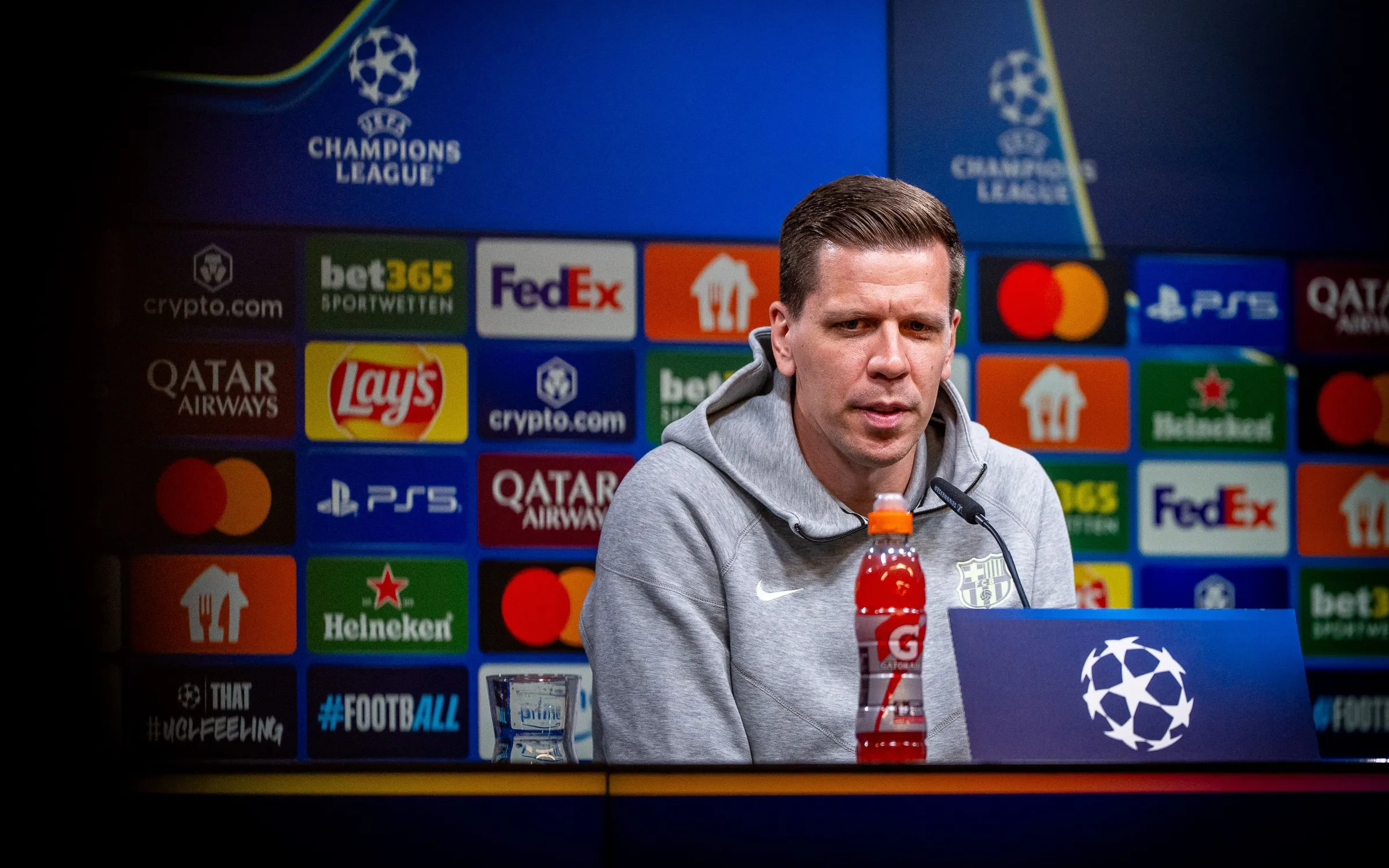 Szczesny en rueda de prensa previa al Dortmund - Barça | Imagen FC Barcelona