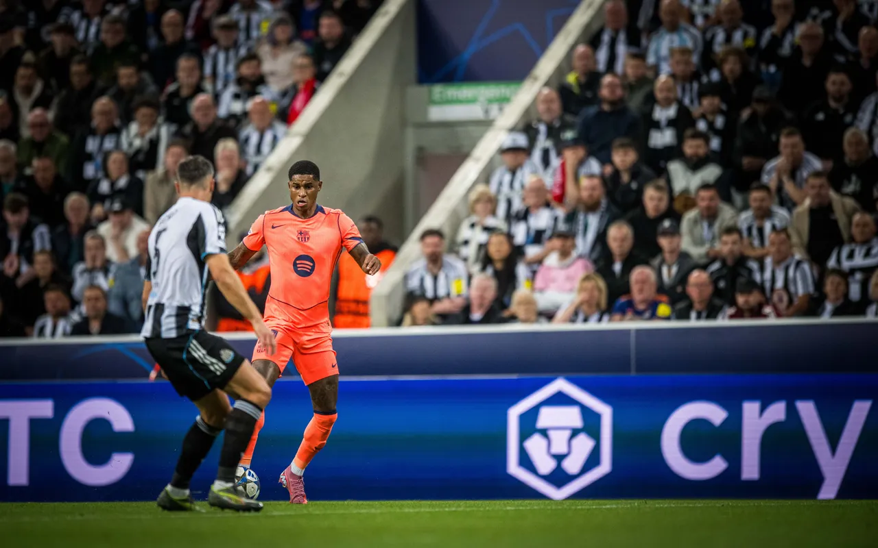 Rashford frente al Newcastle