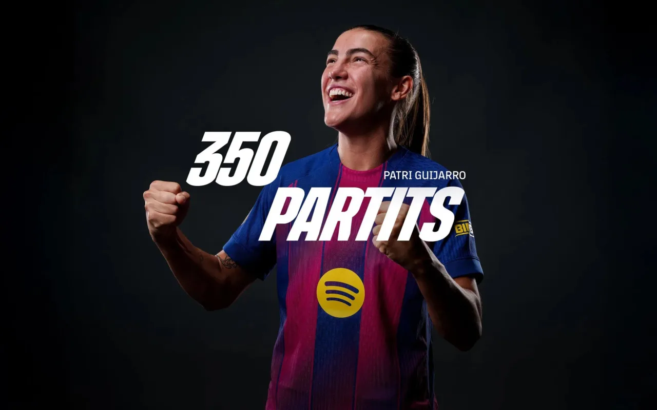 350 partidos de Patri Guijarro como jugadora del Barça Femenino