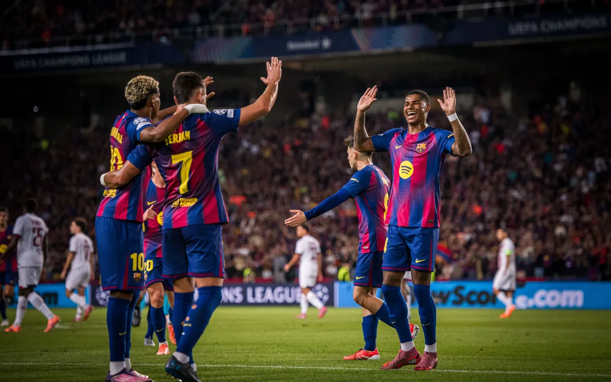 Gol de Ferran Torres, asistencia de Rashford, en el FC Barcelona-PSG