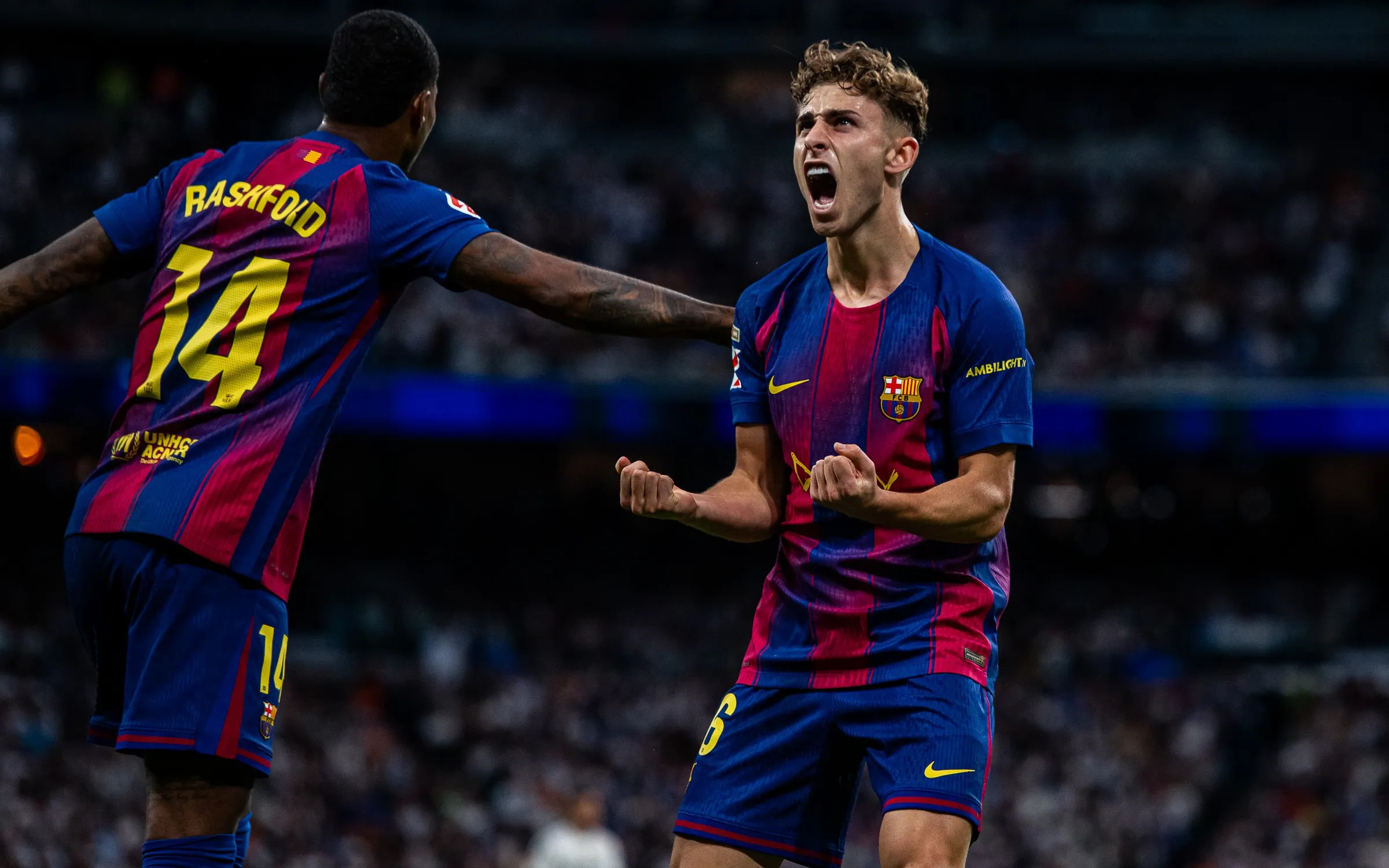 Gol de Fermín López en El Clásico