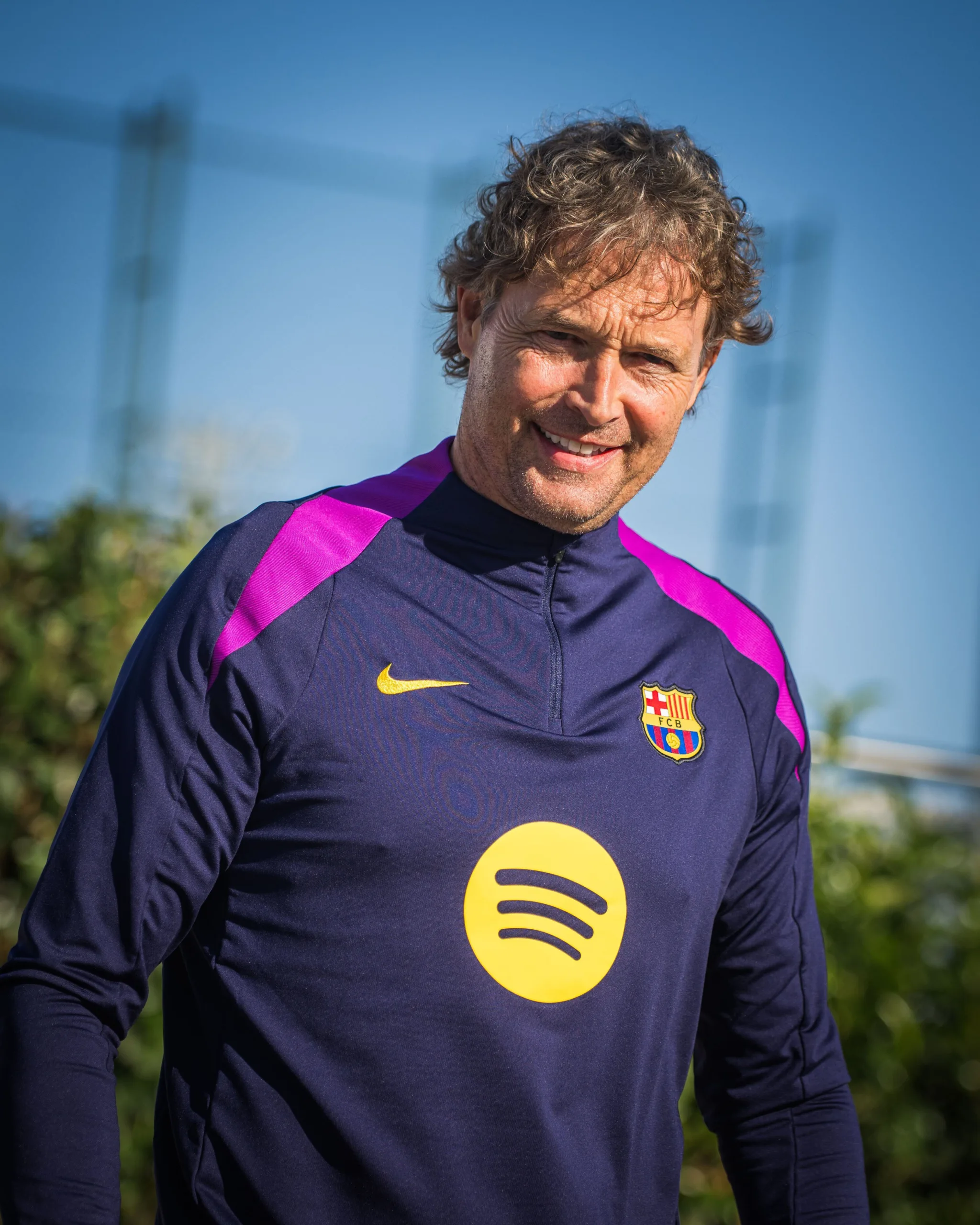 Marcus Sorg en la Ciudad Deportiva del Barça