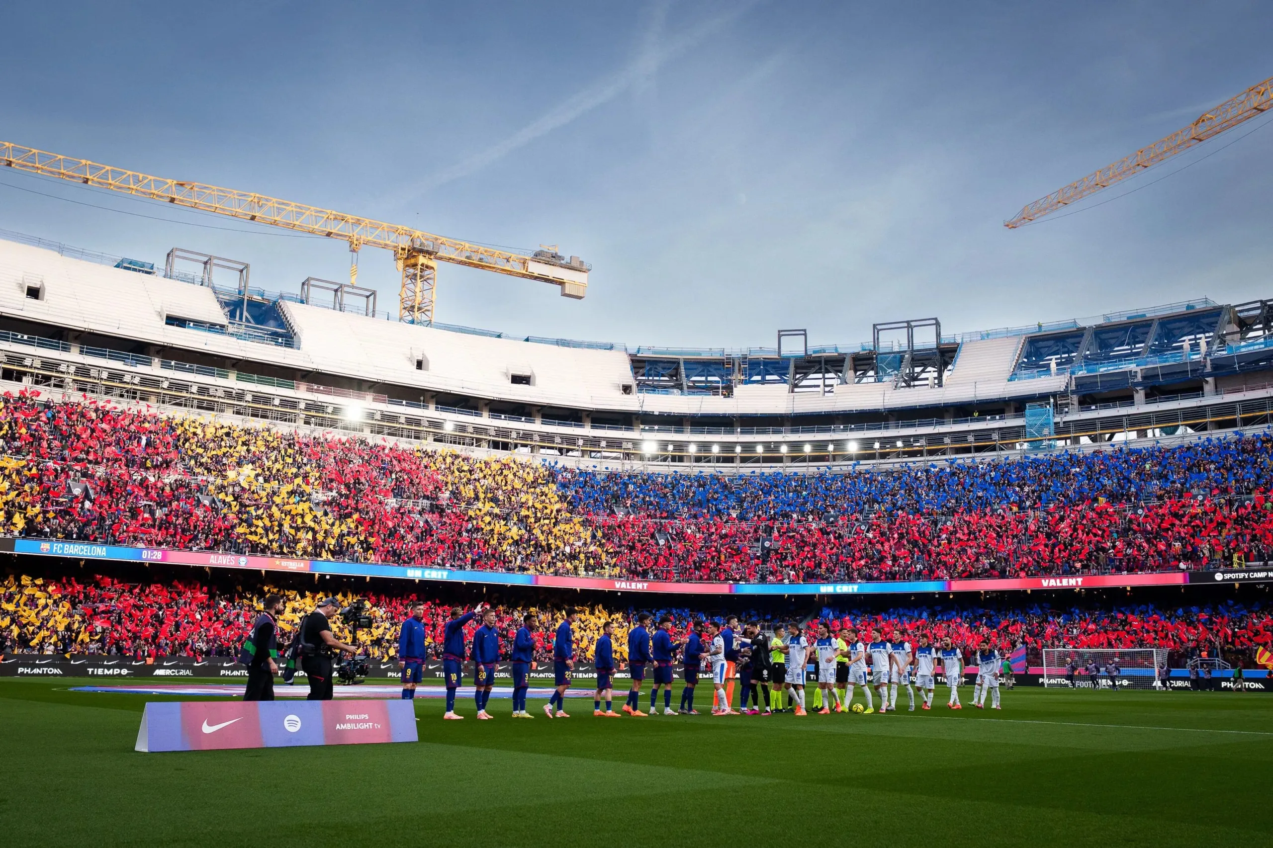 Mosaico en el FC Barcelona 3-1 Alavés | Imagen Barça