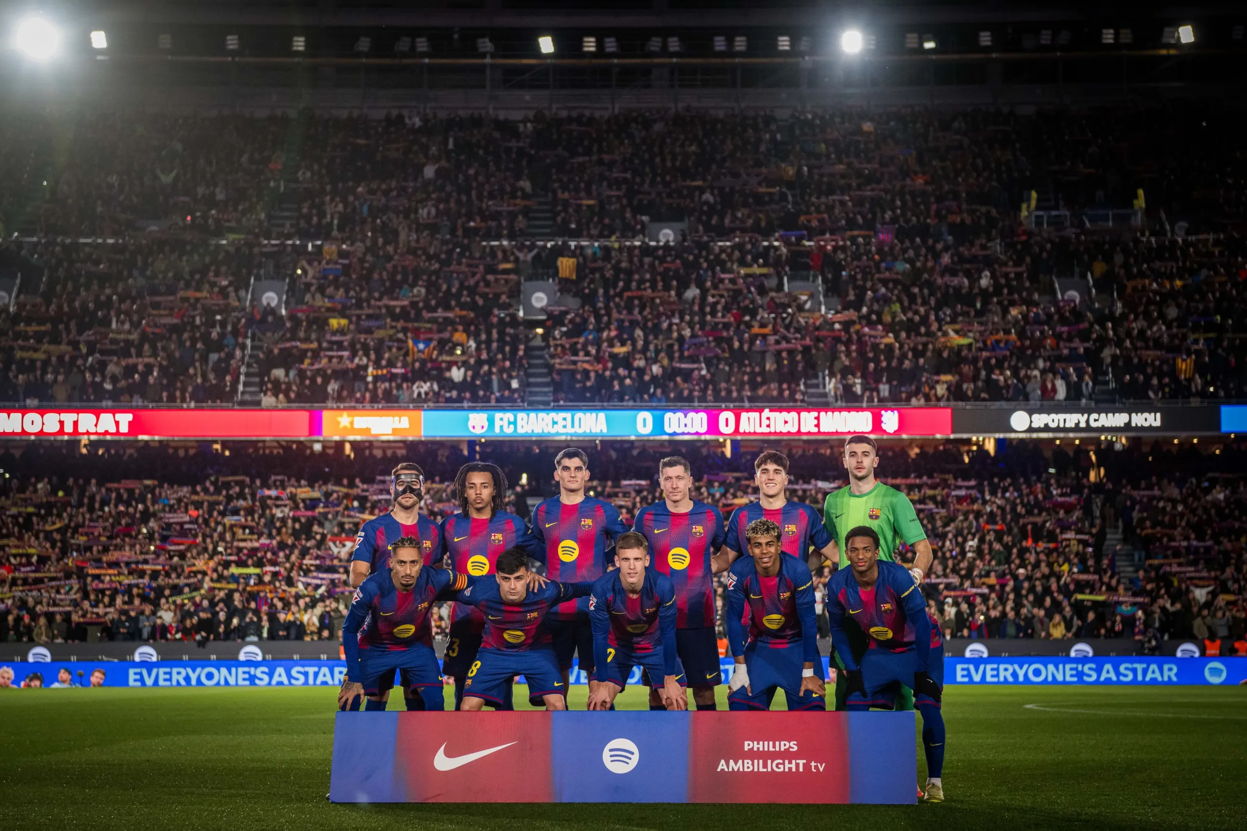Alineación del Barça en el FC Barcelona 3-1 Atlético de Madrid | Imagen FC Barcelona