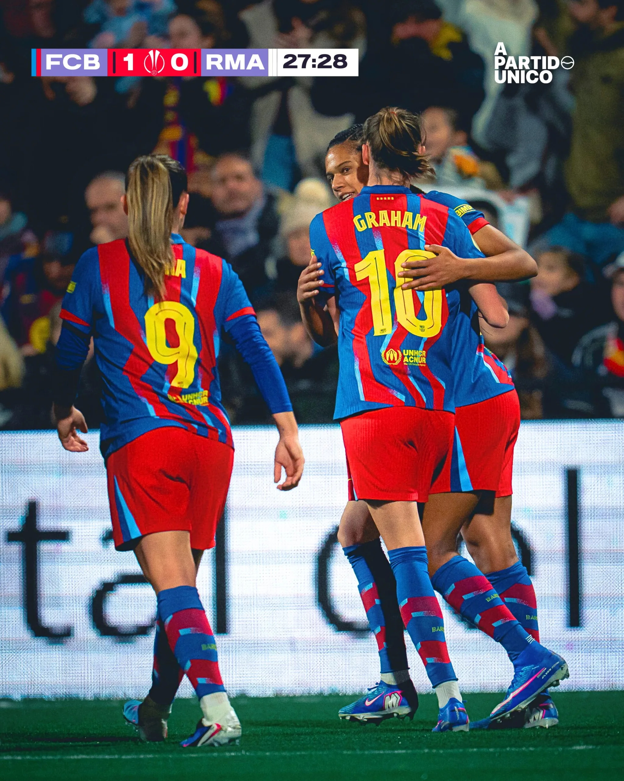 Gol de Esmee Brugts (1-0) en la final supercopa femenina 2026