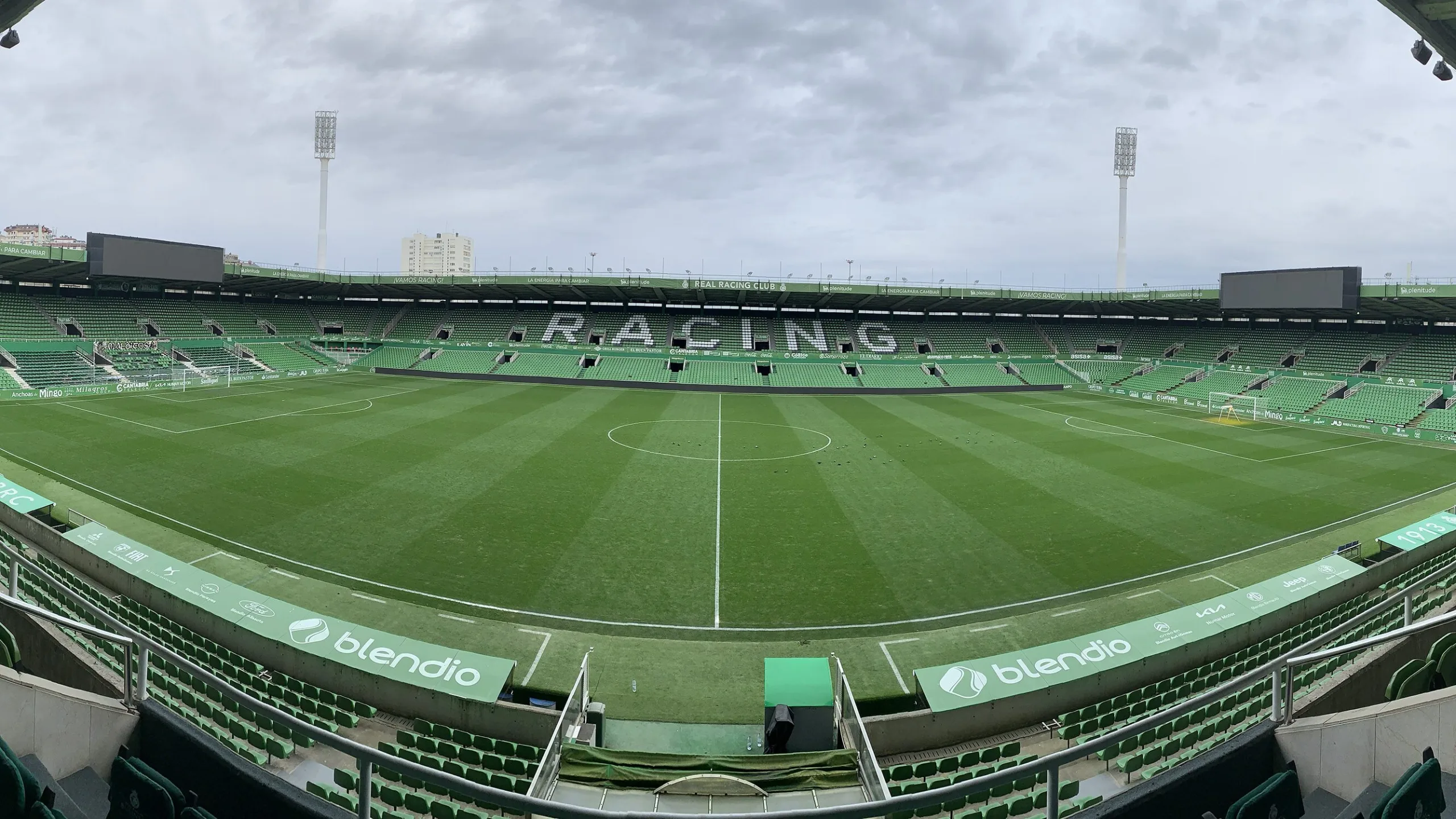 Campo de Sport de El Sardinero, sede del Racing de Santander-Barça en Octavos de Copa del Rey