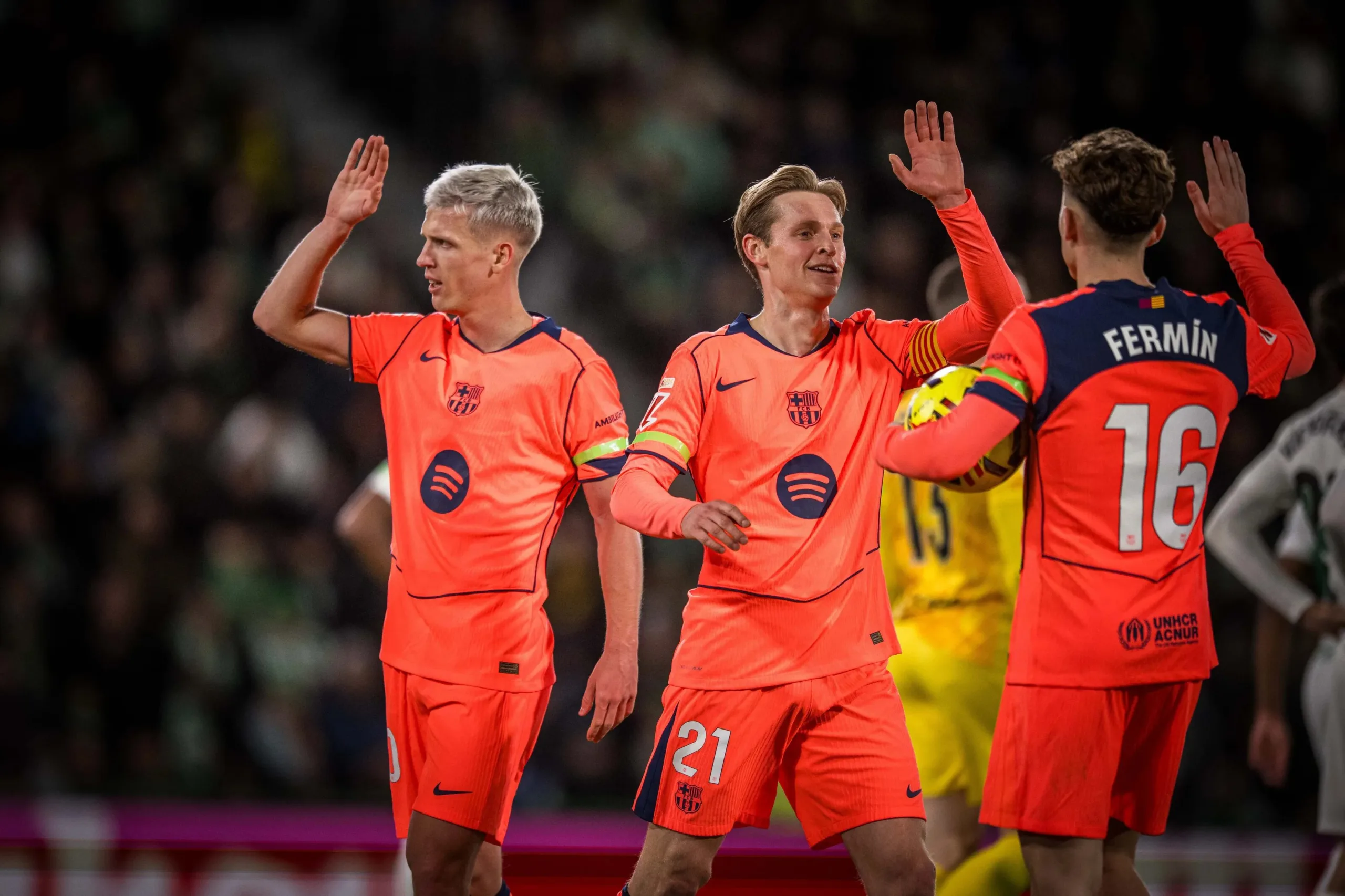 Celebración de los jugadores del Barça en el Elche 1-3 FC Barcelona | Imagen FC Barcelona