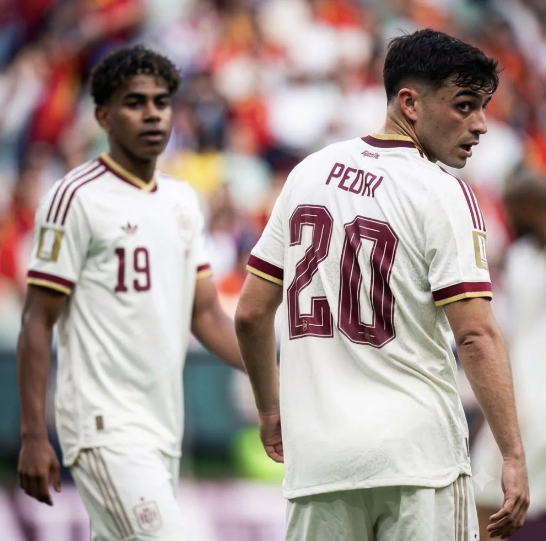 Pedri junto a Lamine Yamal en el Mundial 2026
