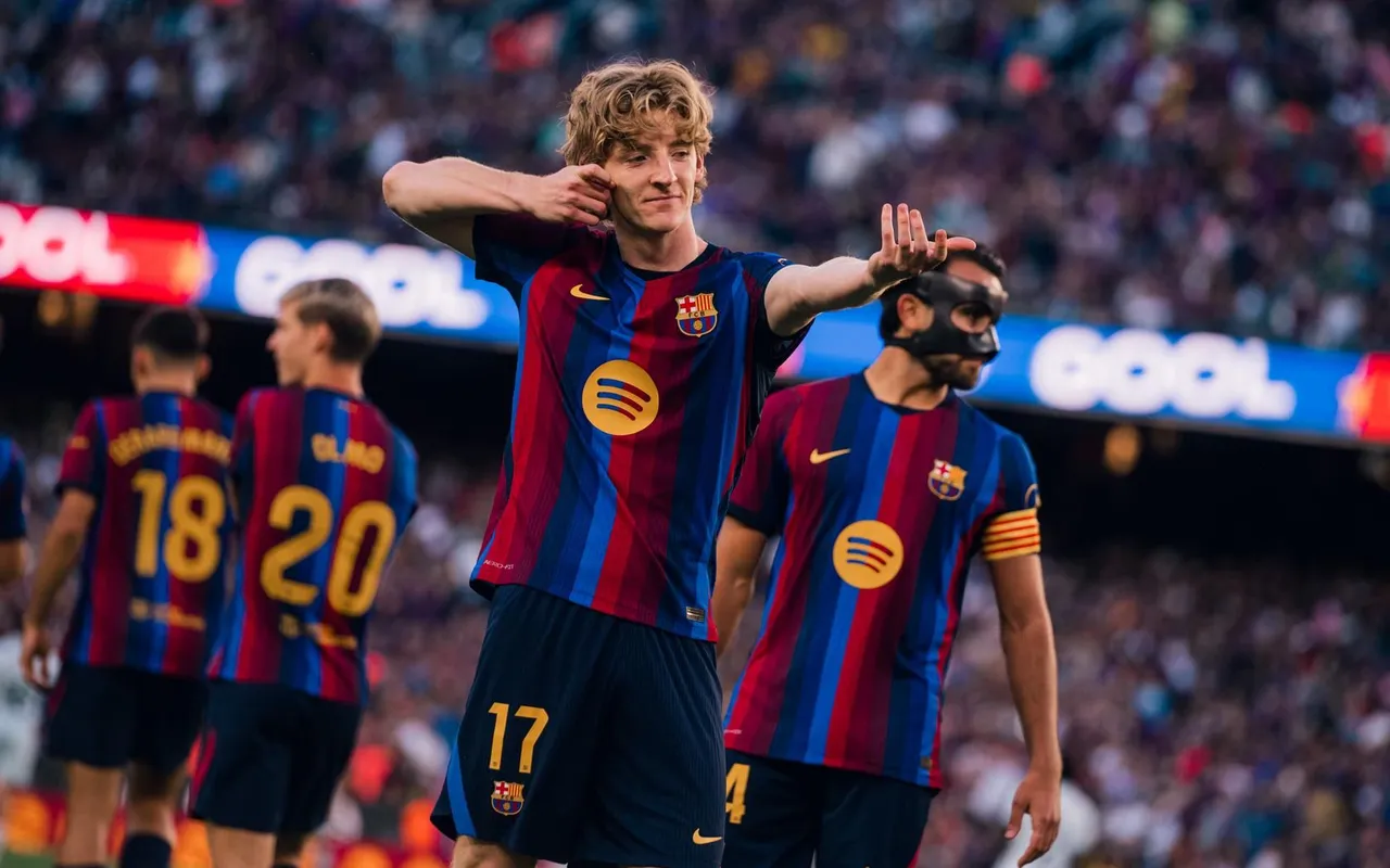 Eric García durante un partido con el FC Barcelona