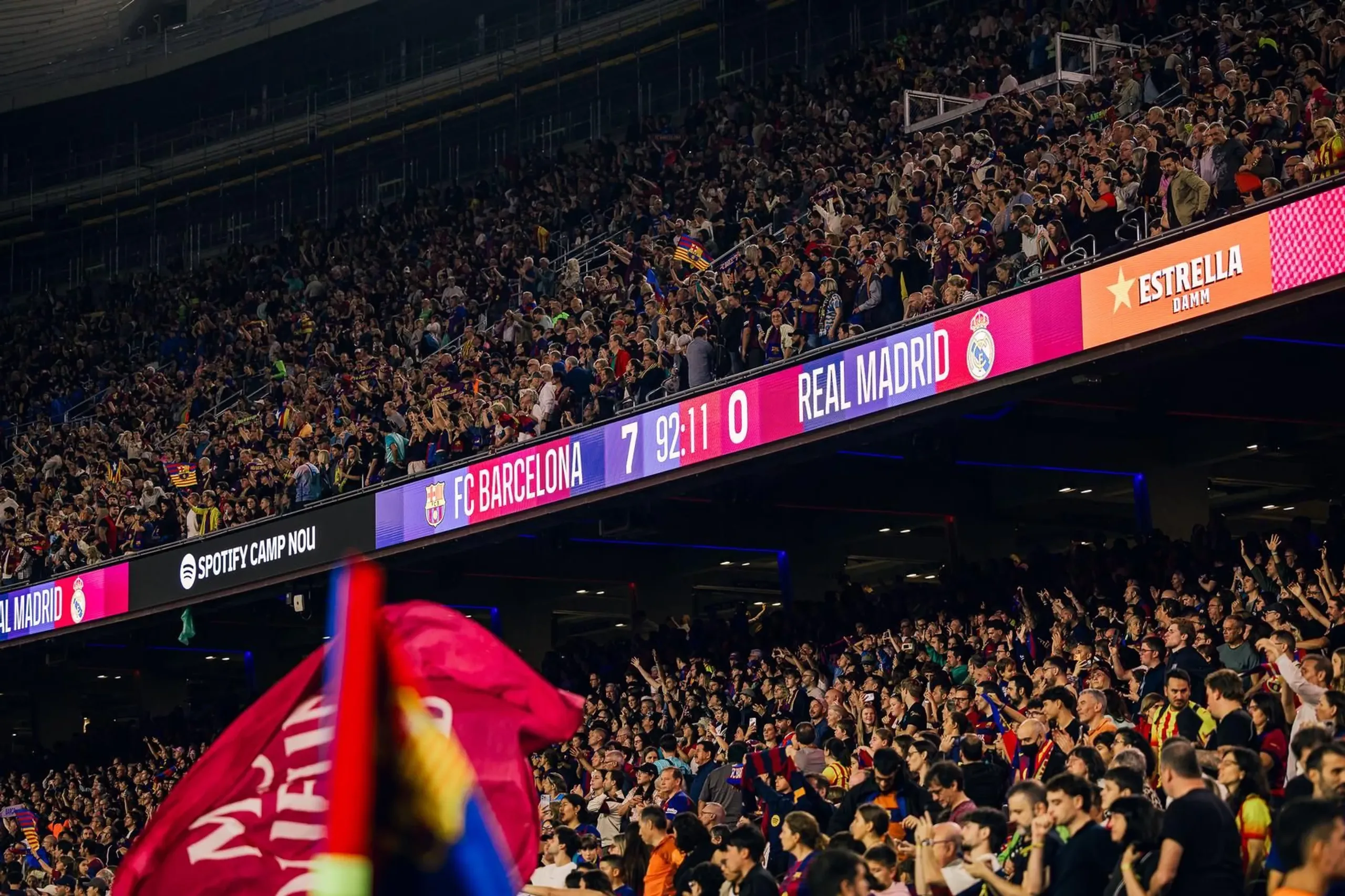 Barça Femenino 7-0 Real Madrid en el Clásico de Liga F